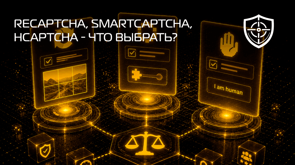 Сравнение капч в 2026: reCAPTCHA, SmartCaptcha и hCaptcha — что выбрать
