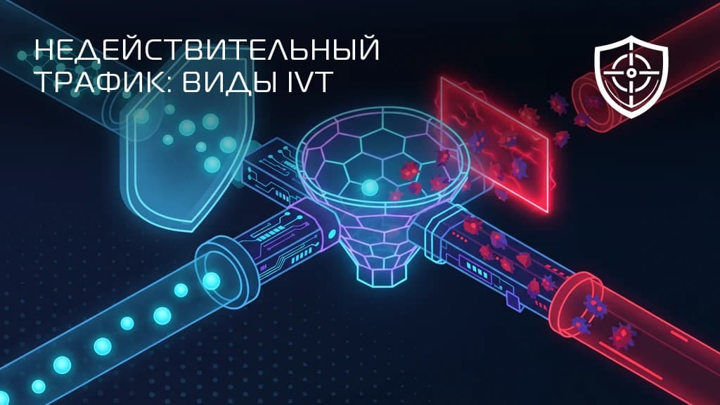 Схема фильтрации недействительного трафика IVT ботов щитом BotHunt