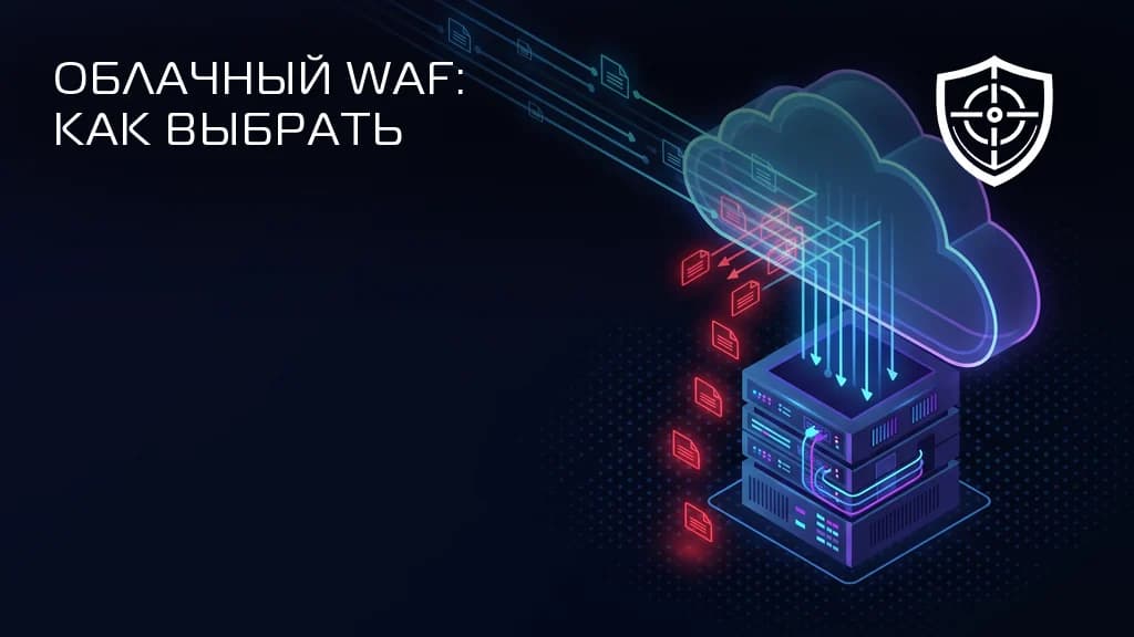 Облачный щит над сайтом фильтрует поток запросов перед сервером